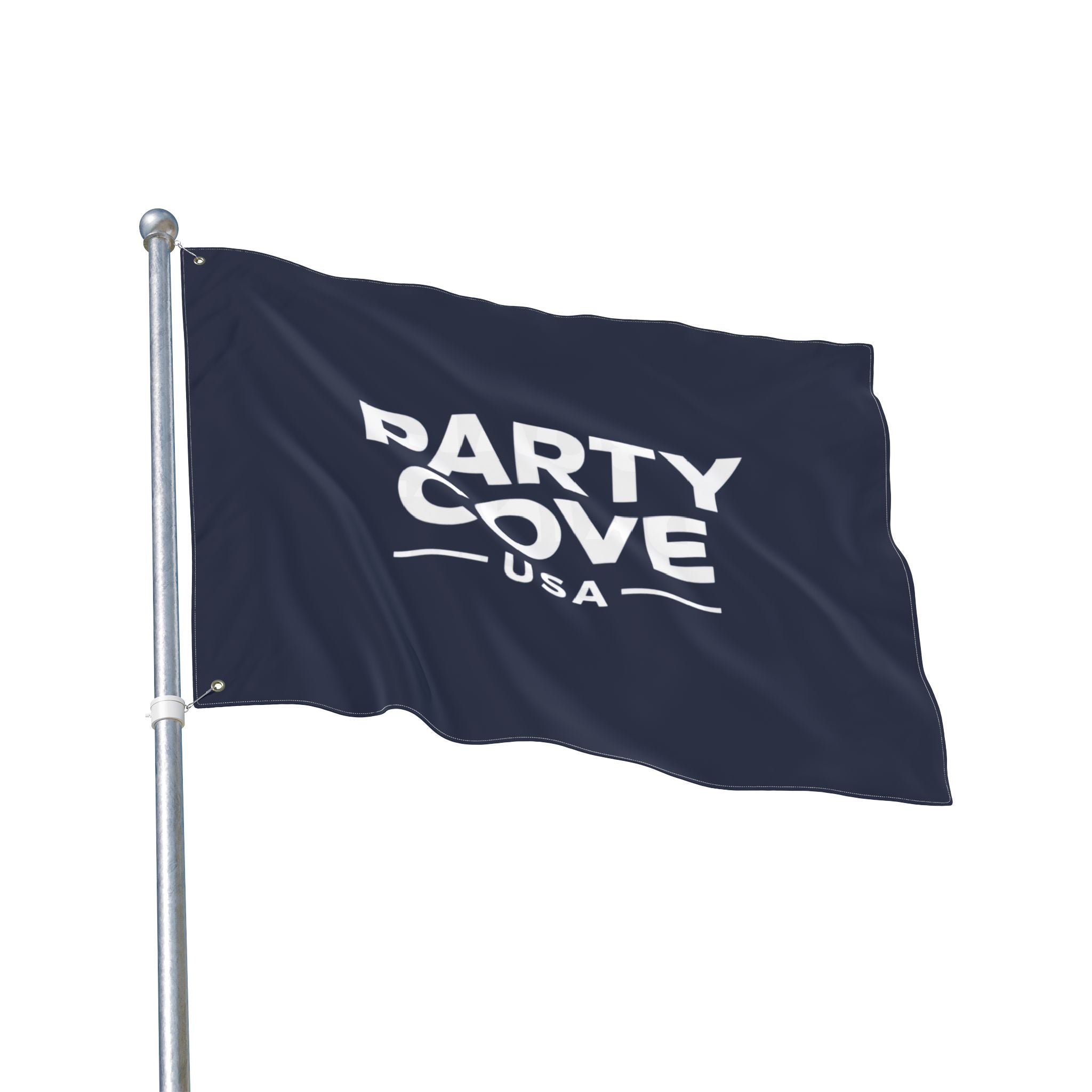 Double-Sided Flag — 'Party Cove' USA Design & 'Boat. Drink. Repeat.' Flag