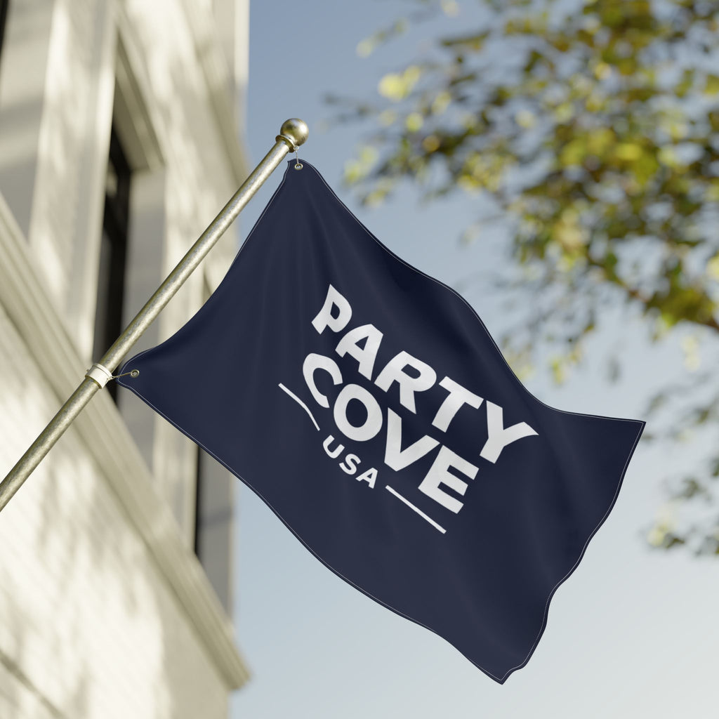 Double-Sided Flag — 'Party Cove' USA Design & 'Boat. Drink. Repeat.' Flag