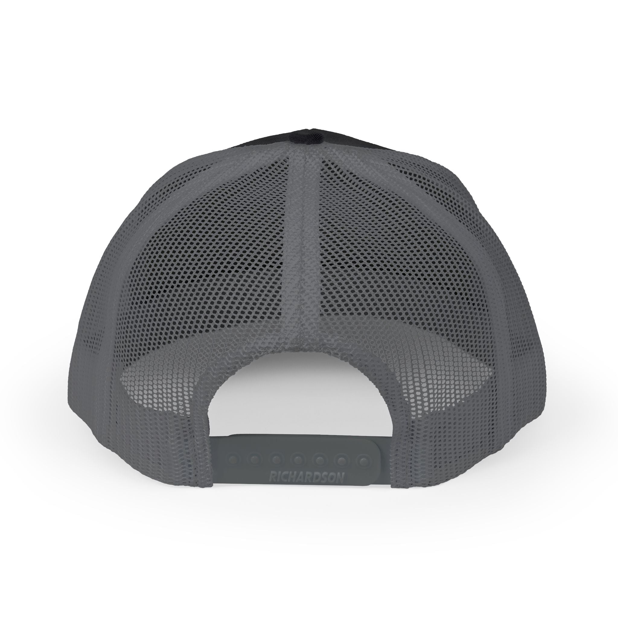 Boat Patch Trucker Cap — Embroidered Lake & Sun Snapback Hat