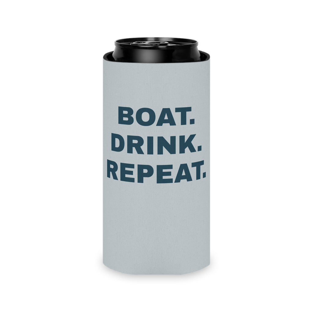 Can Cooler - 'Party Cove' Boat Drink Koozie (Boat. Drink. Repeat.)