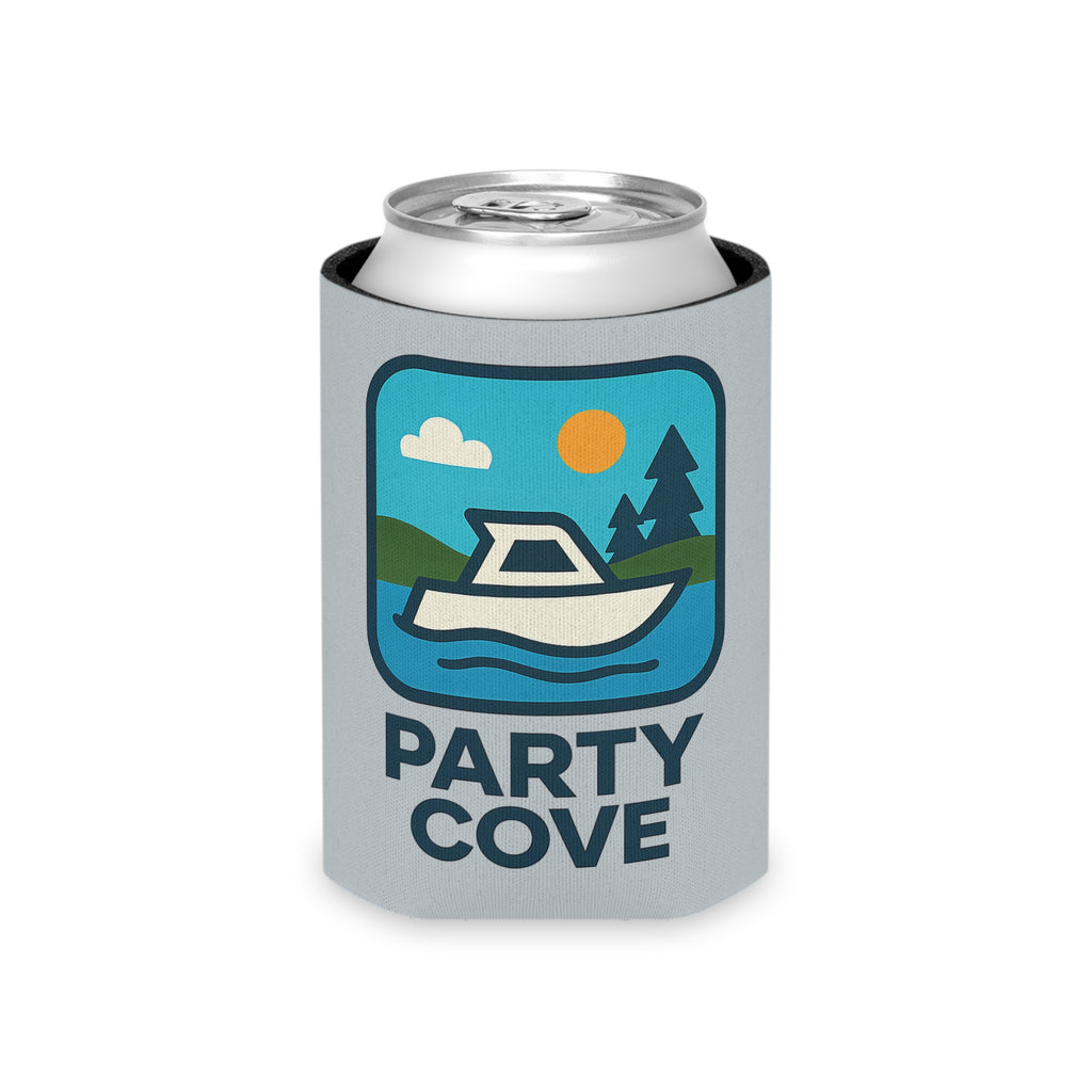 Can Cooler - 'Party Cove' Boat Drink Koozie (Boat. Drink. Repeat.)