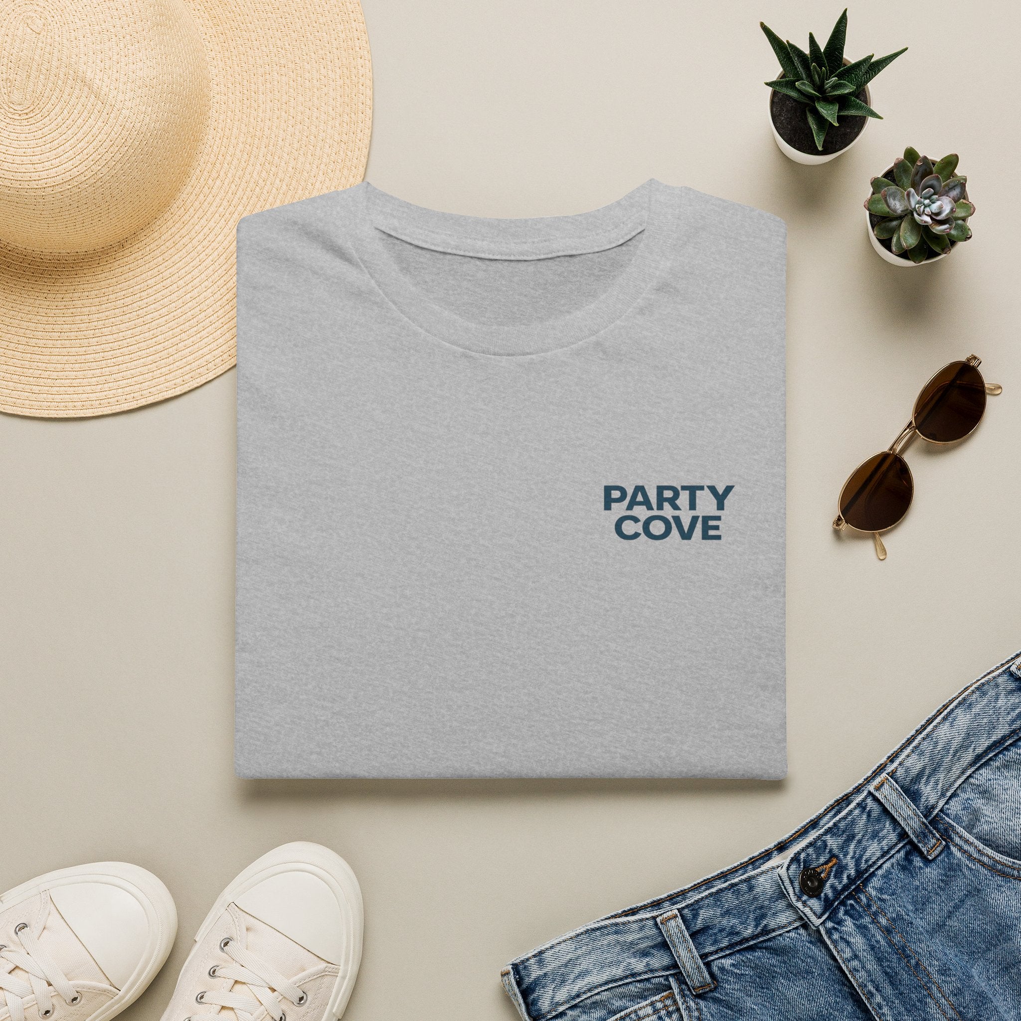 Party Cove Tee — Minimal OG Logo T-Shirt