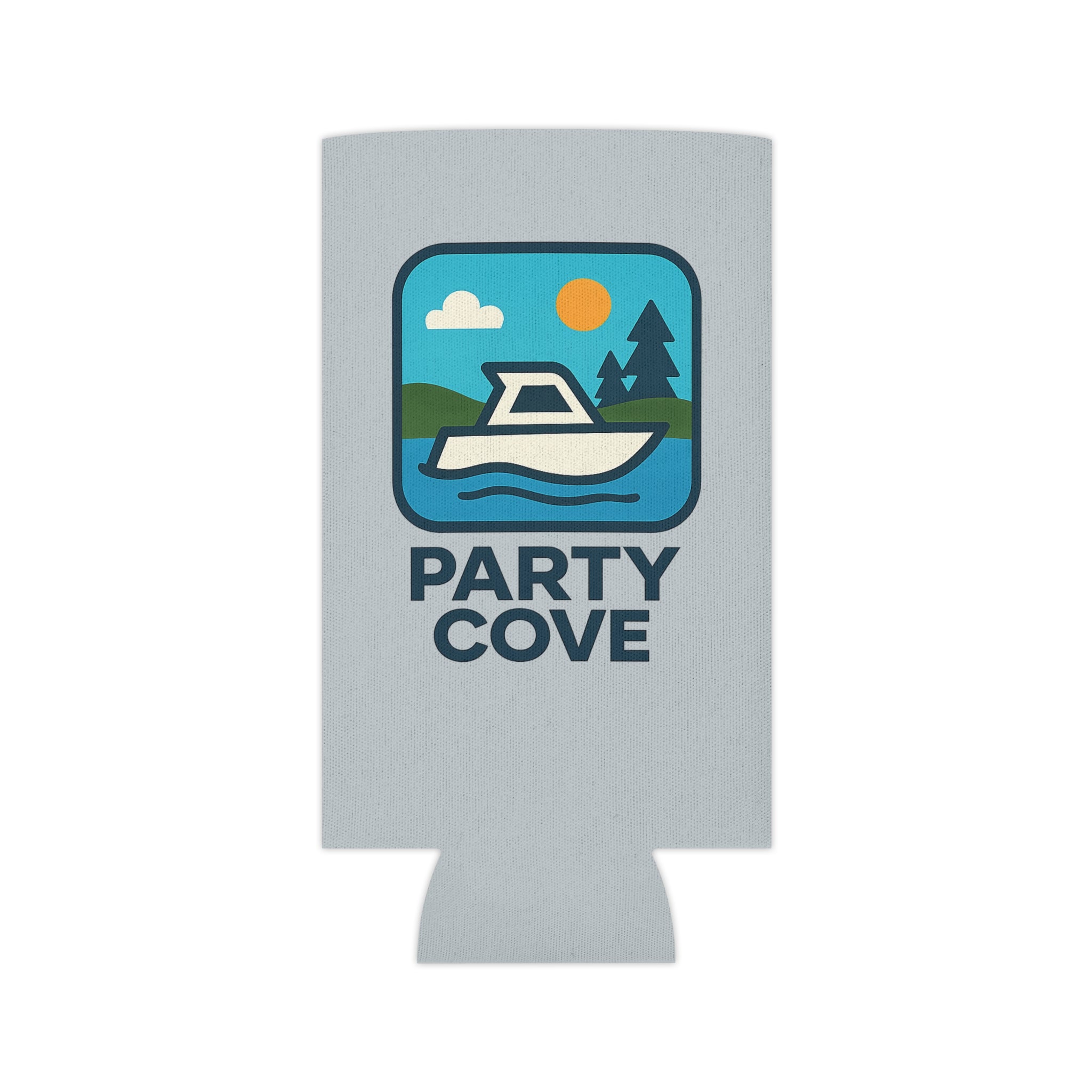 Can Cooler - 'Party Cove' Boat Drink Koozie (Boat. Drink. Repeat.)