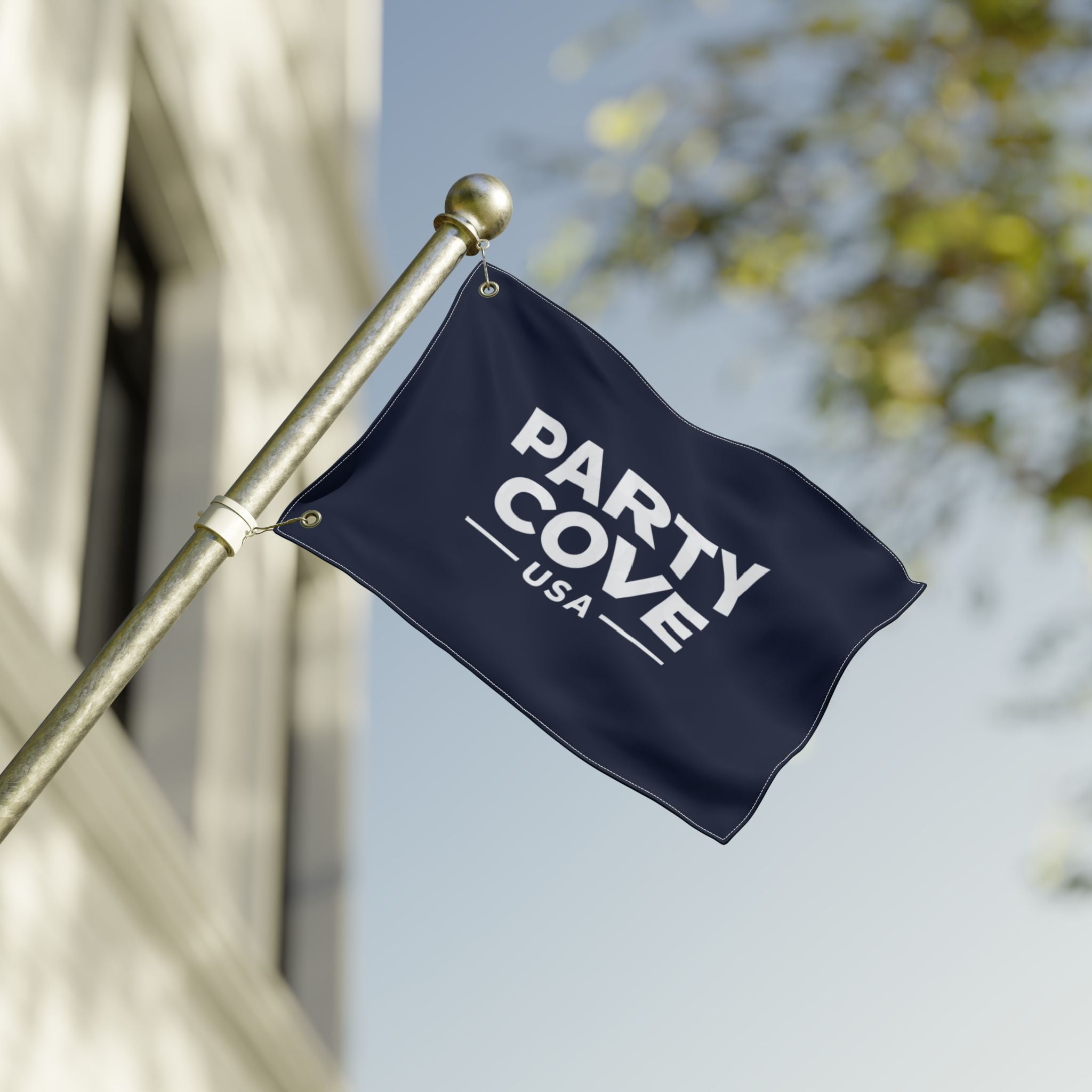 Double-Sided Flag — 'Party Cove' USA Design & 'Boat. Drink. Repeat.' Flag