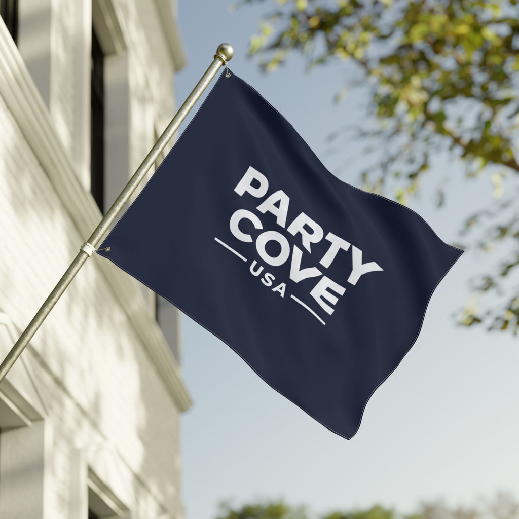 Double-Sided Flag — 'Party Cove' USA Design & 'Boat. Drink. Repeat.' Flag