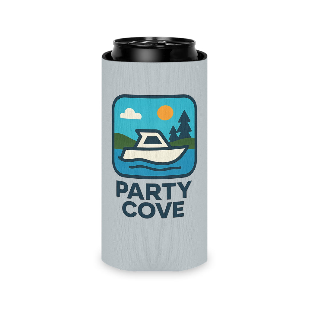 Can Cooler - 'Party Cove' Boat Drink Koozie (Boat. Drink. Repeat.)