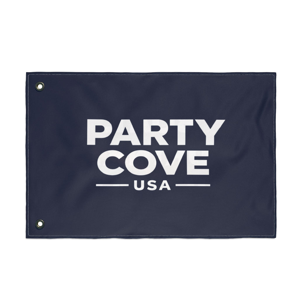 Double-Sided Flag — 'Party Cove' USA Design & 'Boat. Drink. Repeat.' Flag