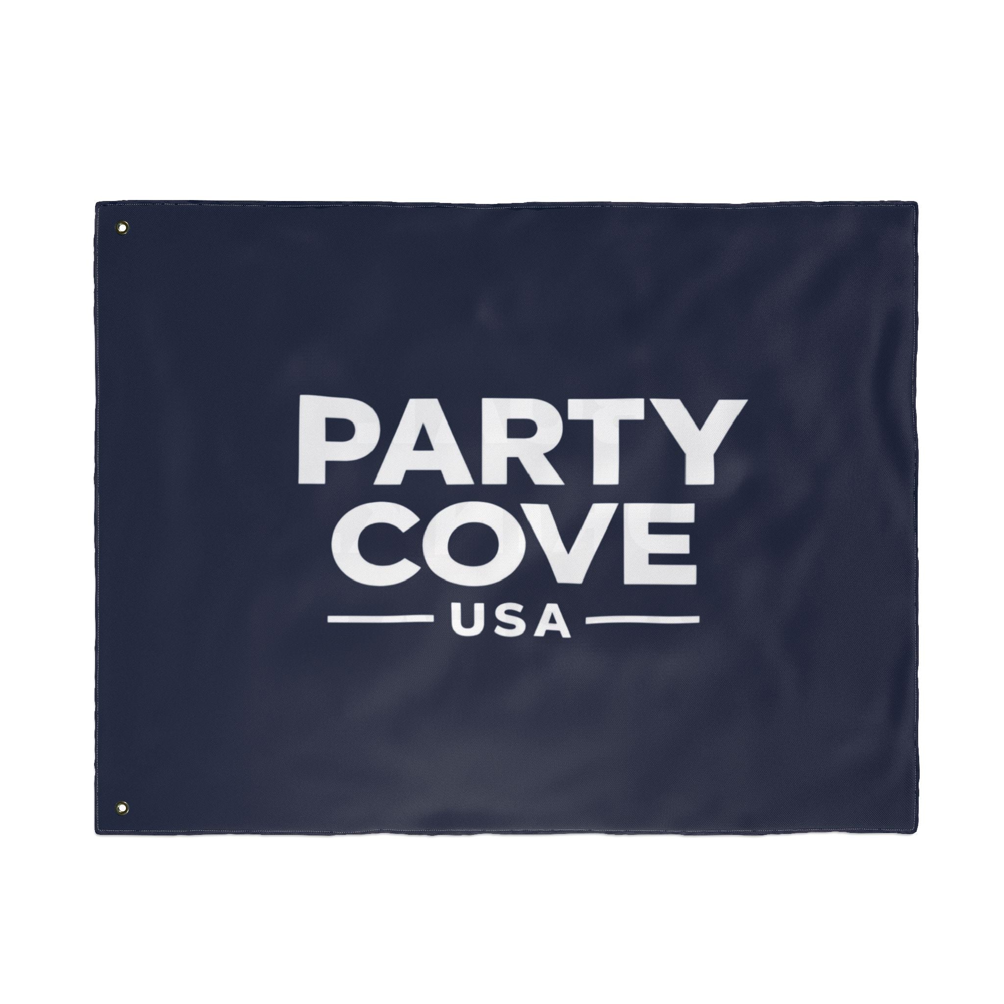Double-Sided Flag — 'Party Cove' USA Design & 'Boat. Drink. Repeat.' Flag