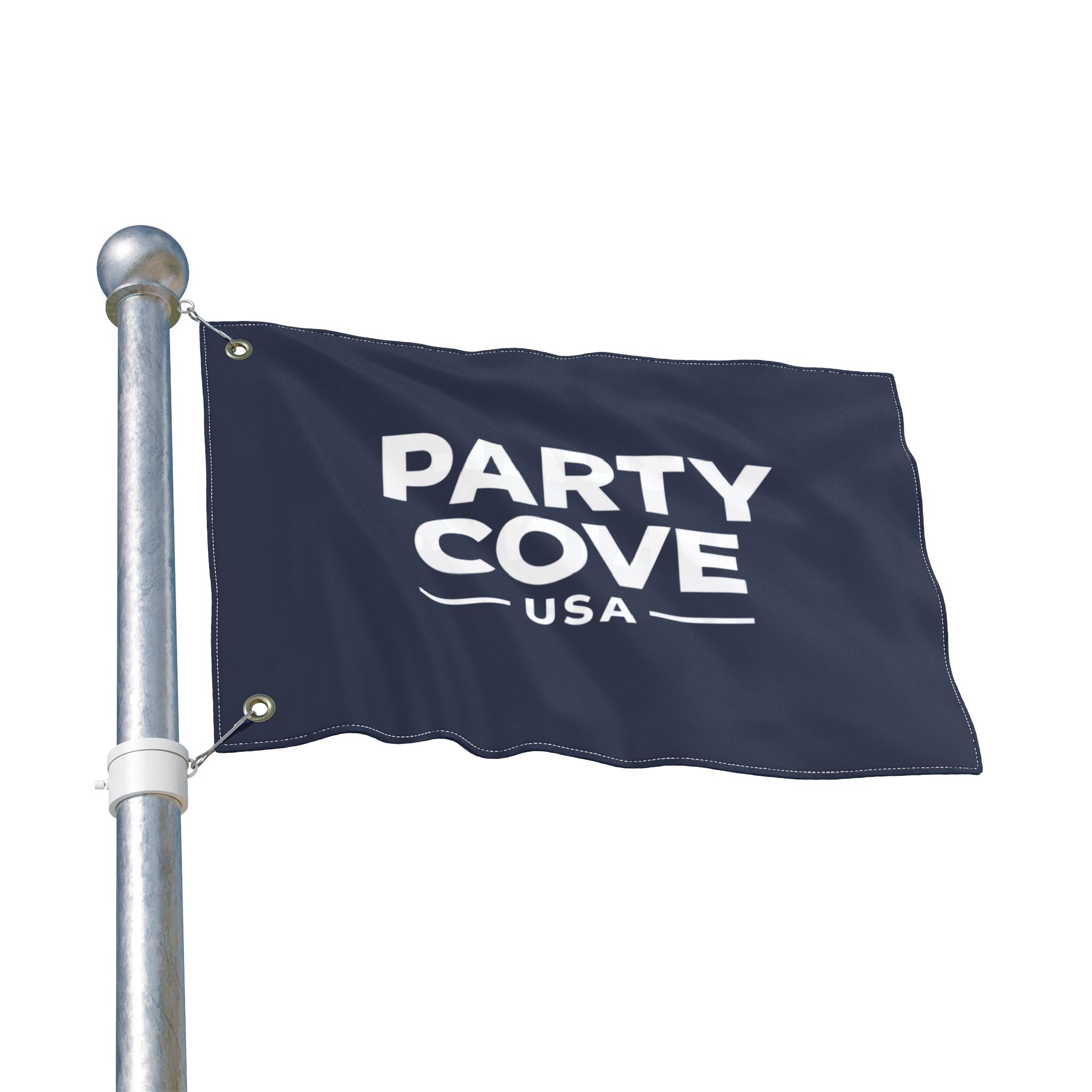 Double-Sided Flag — 'Party Cove' USA Design & 'Boat. Drink. Repeat.' Flag