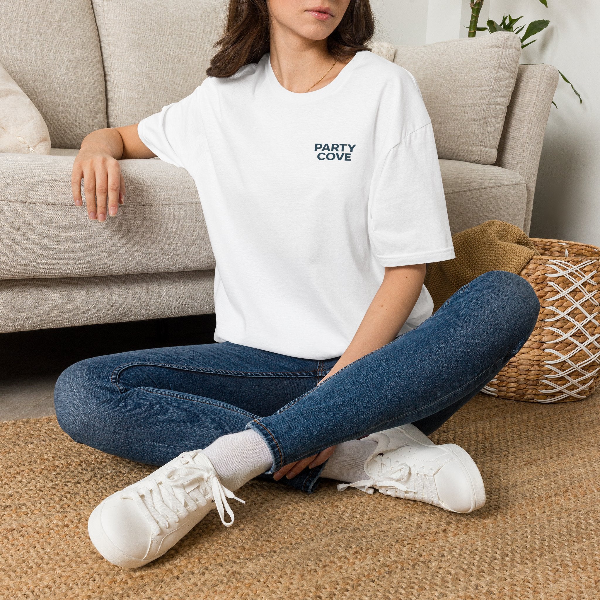 Party Cove Tee — Minimal OG Logo T-Shirt