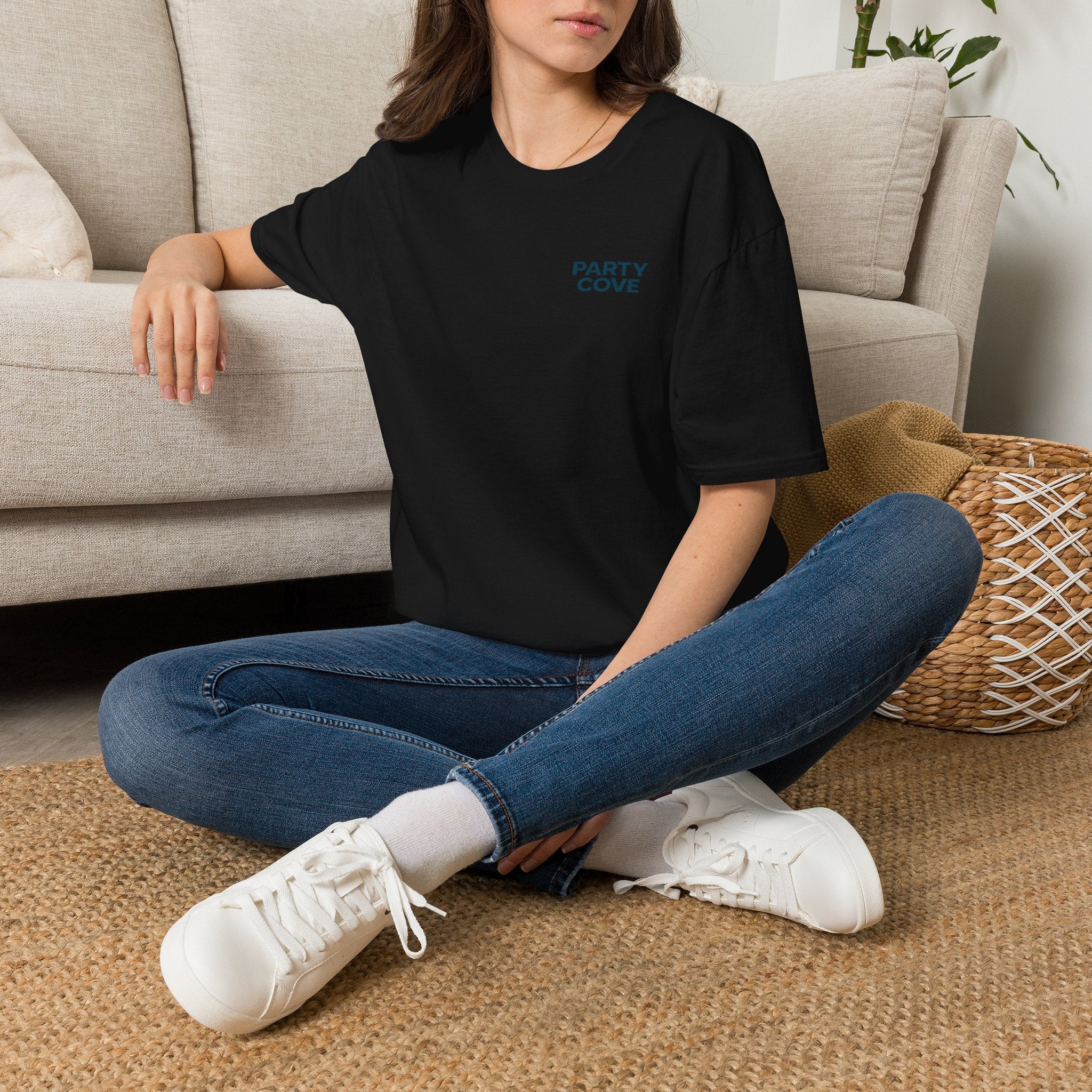 Party Cove Tee — Minimal OG Logo T-Shirt