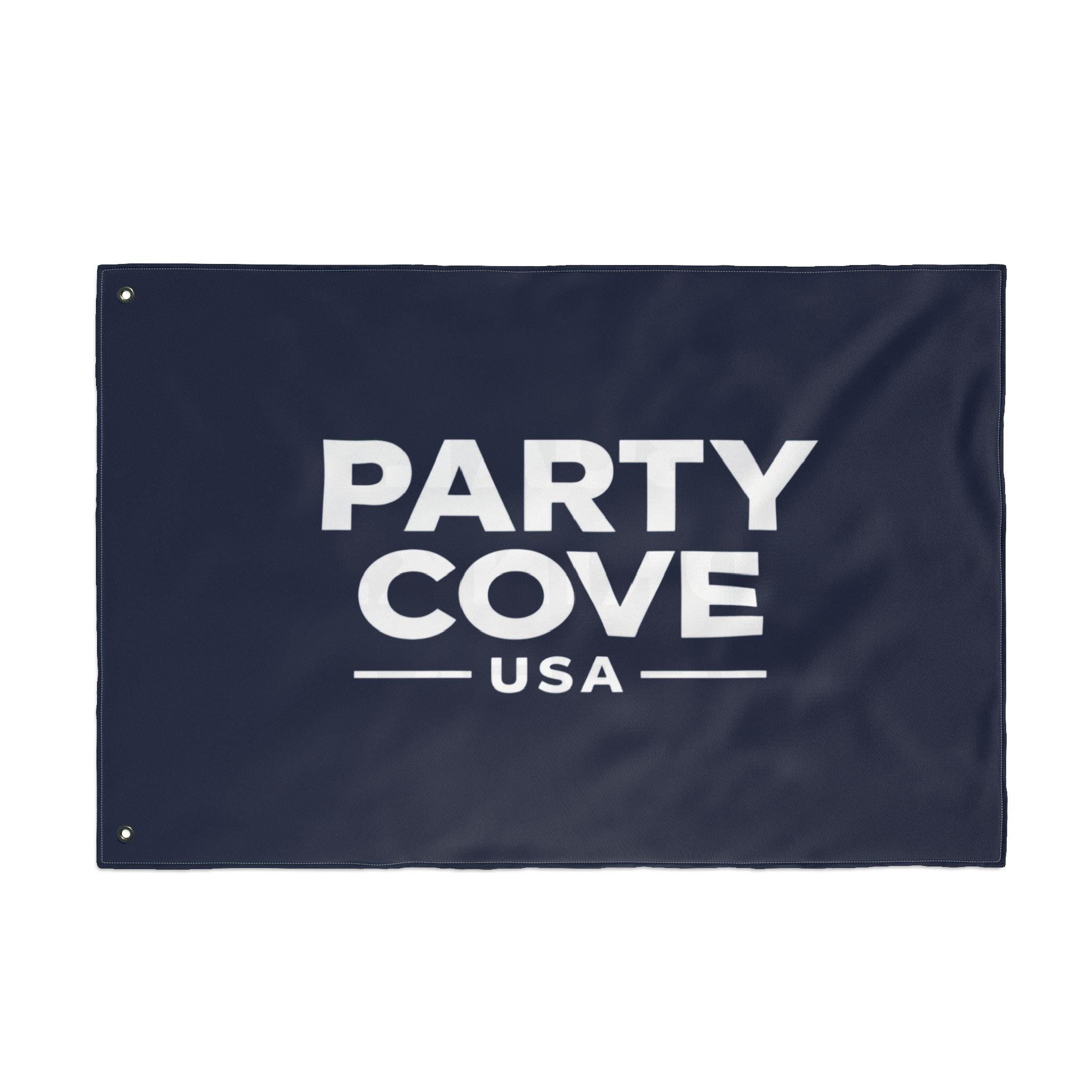 Double-Sided Flag — 'Party Cove' USA Design & 'Boat. Drink. Repeat.' Flag