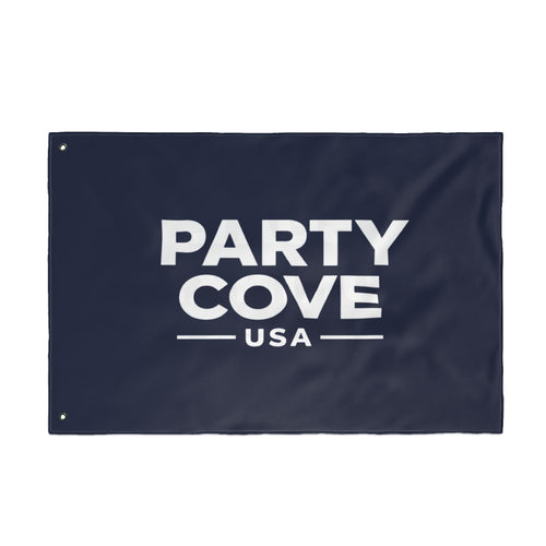 Double-Sided Flag — 'Party Cove' USA Design & 'Boat. Drink. Repeat.' Flag