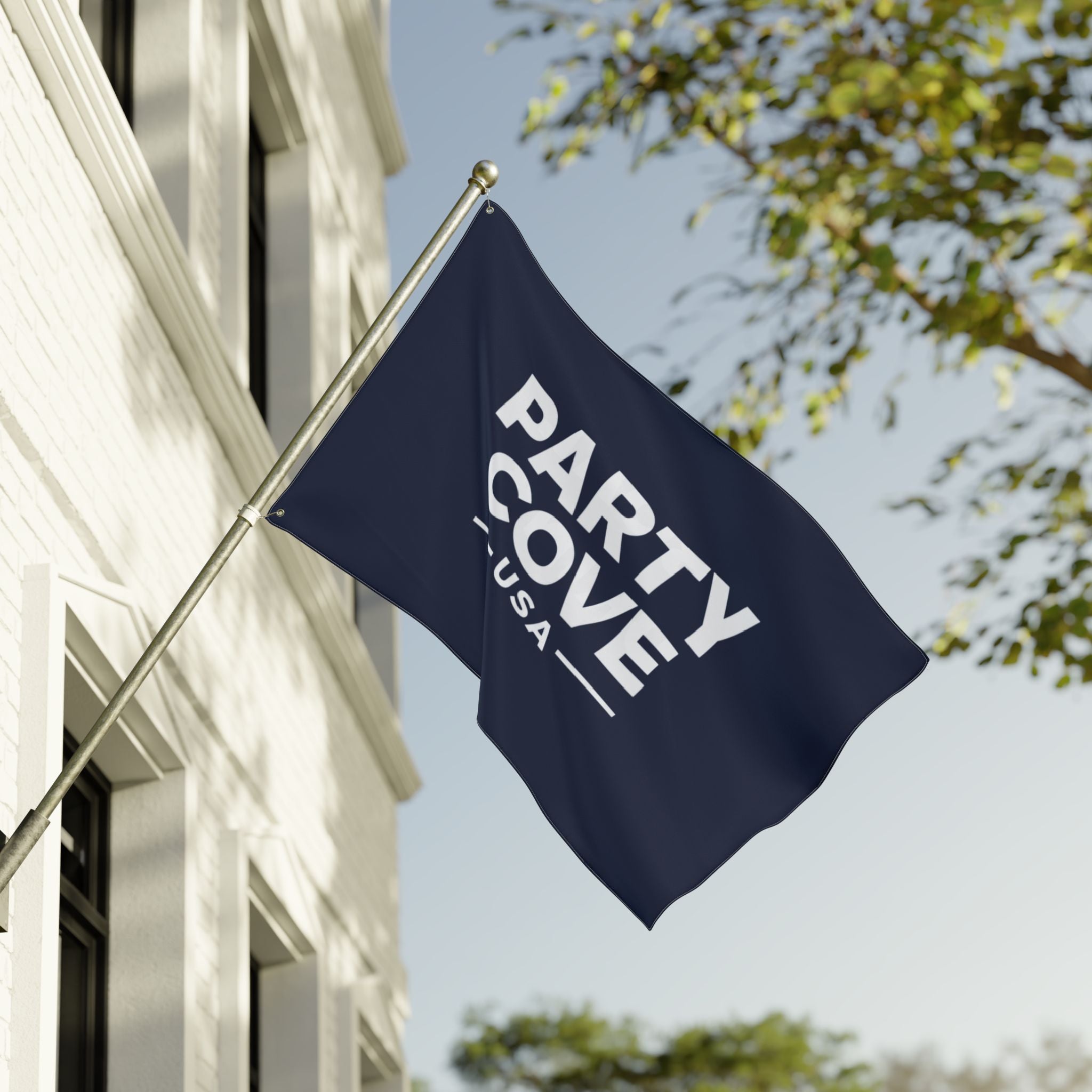 Double-Sided Flag — 'Party Cove' USA Design & 'Boat. Drink. Repeat.' Flag