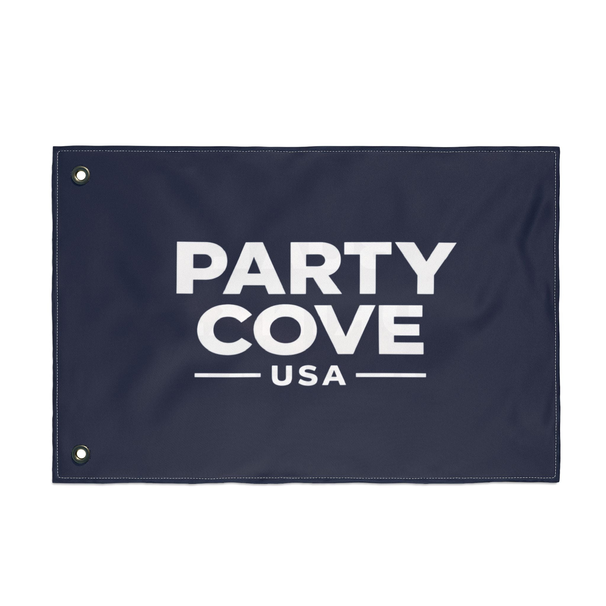 Double-Sided Flag — 'Party Cove' USA Design & 'Boat. Drink. Repeat.' Flag