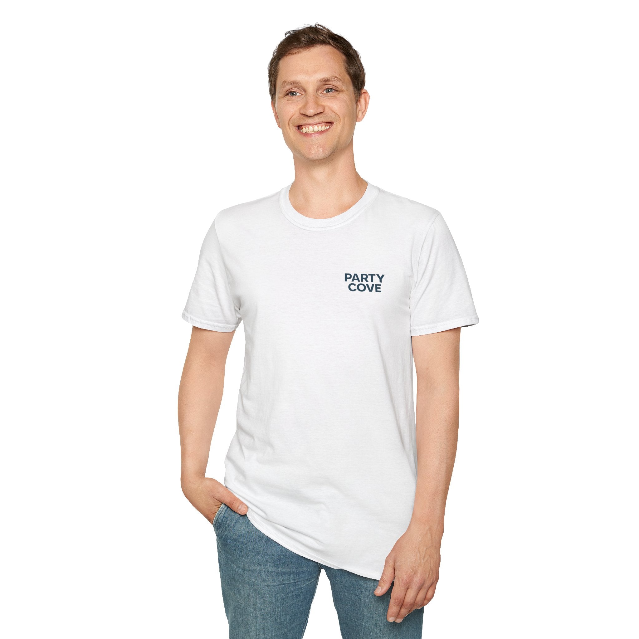 Party Cove Tee — Minimal OG Logo T-Shirt