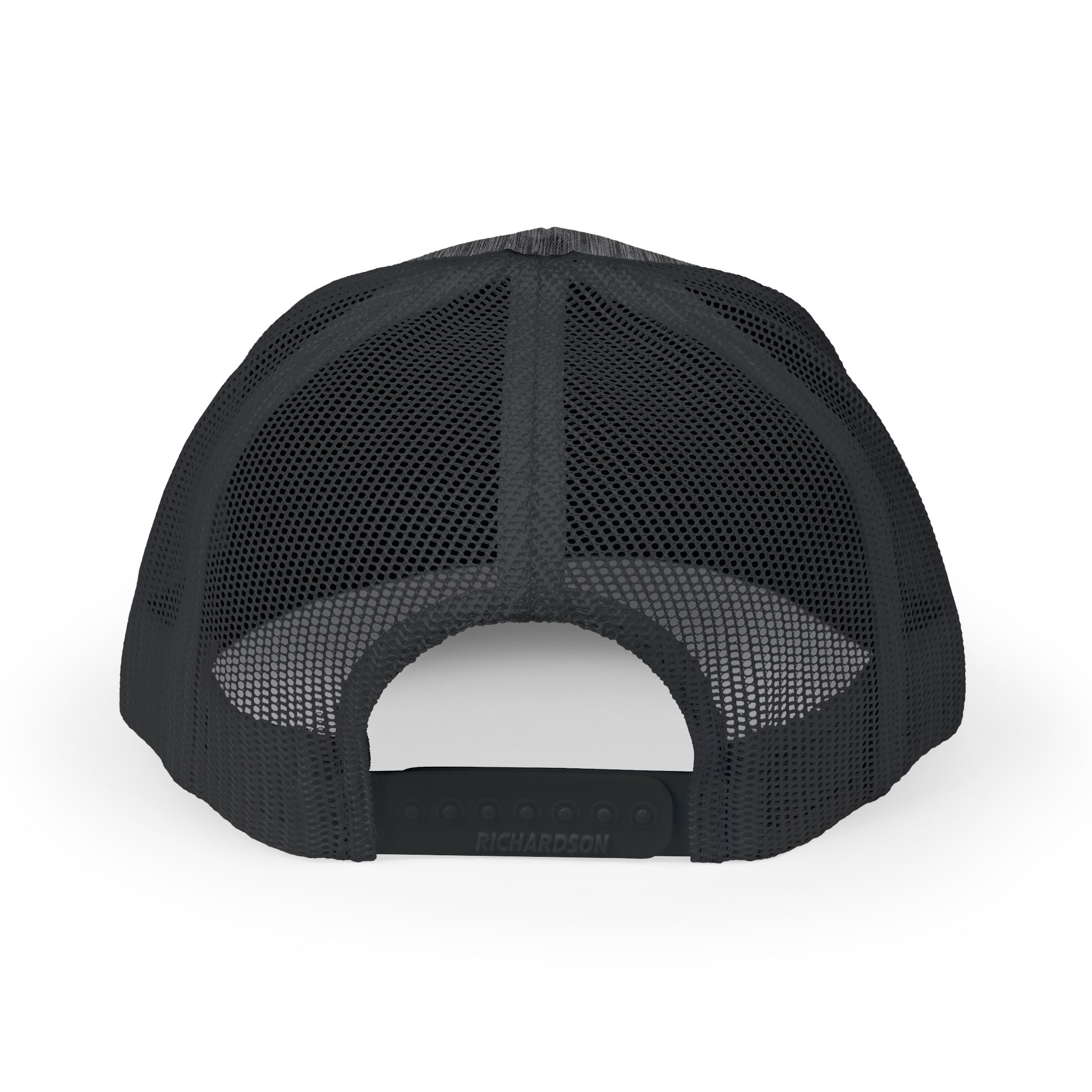Boat Patch Trucker Cap — Embroidered Lake & Sun Snapback Hat